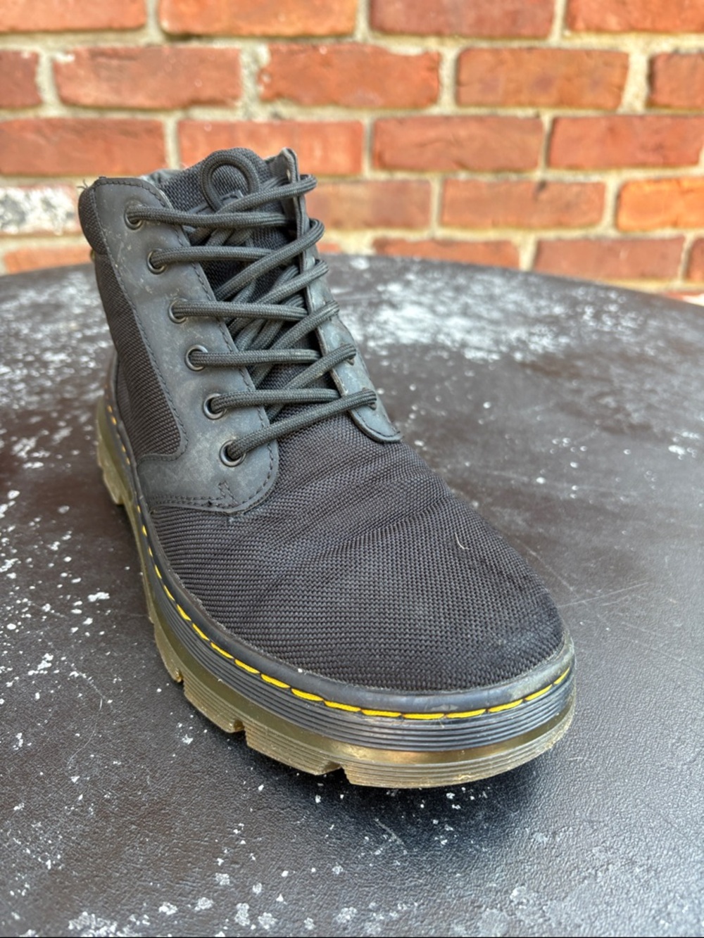 Dr. Martens Bonny Men’s Lace-Up Combat Boot Yellow Stitching. Size 7 M/ 8 L - Picture 5 of 9